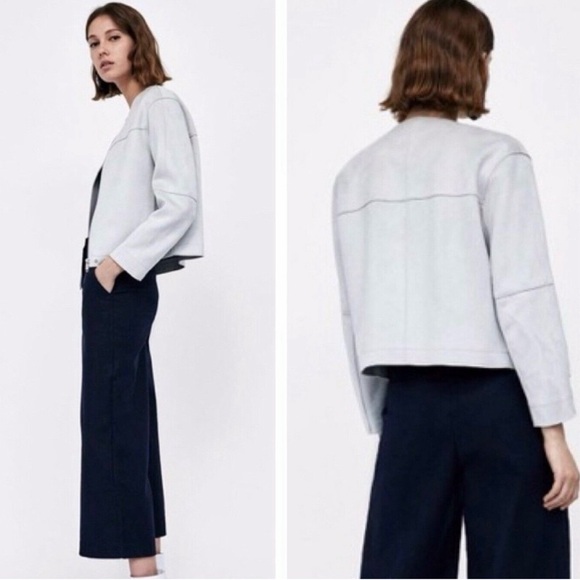 Zara jacket. Suede fabrics , perfect for Spring and Fall. - Picture 5 of 5